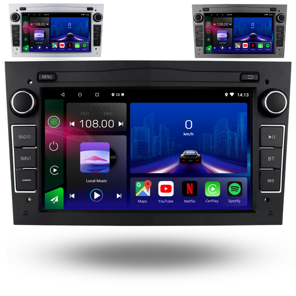 Opel Universal | Android 13 Autoradio | Apple CarPlay | Android Auto - TechVoyage