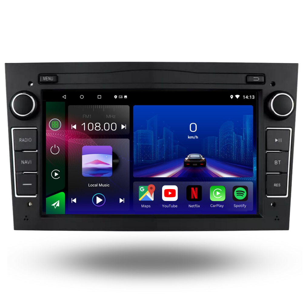 Opel Universal | Android 13 Autoradio | Apple CarPlay | Android Auto - TechVoyage