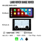 Range Rover L322 | 2002-2012 | Android 14 Autoradio | Apple CarPlay | Android Auto | Land Rover - AutoMedia.at