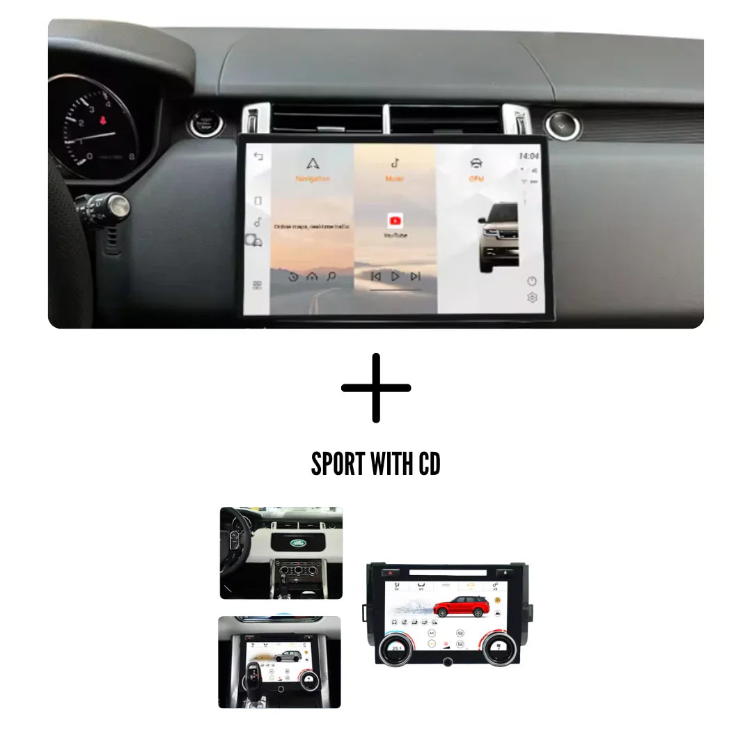 Range Rover | Sport Vogue 13,3 Zoll | 2013–2017 | Android 14 Autoradio | Apple CarPlay | Android Auto | Land Rover - AutoMedia.at