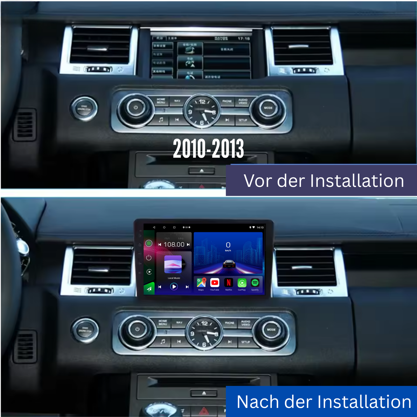 Range Rover Sport | 2005-2013 | Android 13 Autoradio | Apple CarPlay | Android Auto - AutoMedia.at