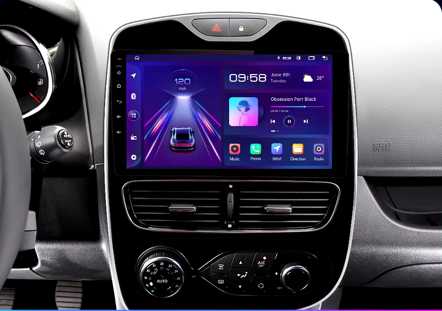 Renault Clio 4 | 2012-2021 | Android 13 Autoradio | Apple CarPlay | Android Auto - TechVoyage
