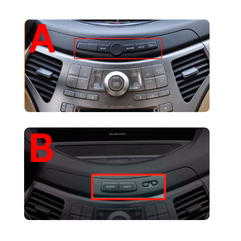 Subaru Tribeca | 2007 - 2014 | Android 13 Autoradio | Apple CarPlay | Android Auto - TechVoyage