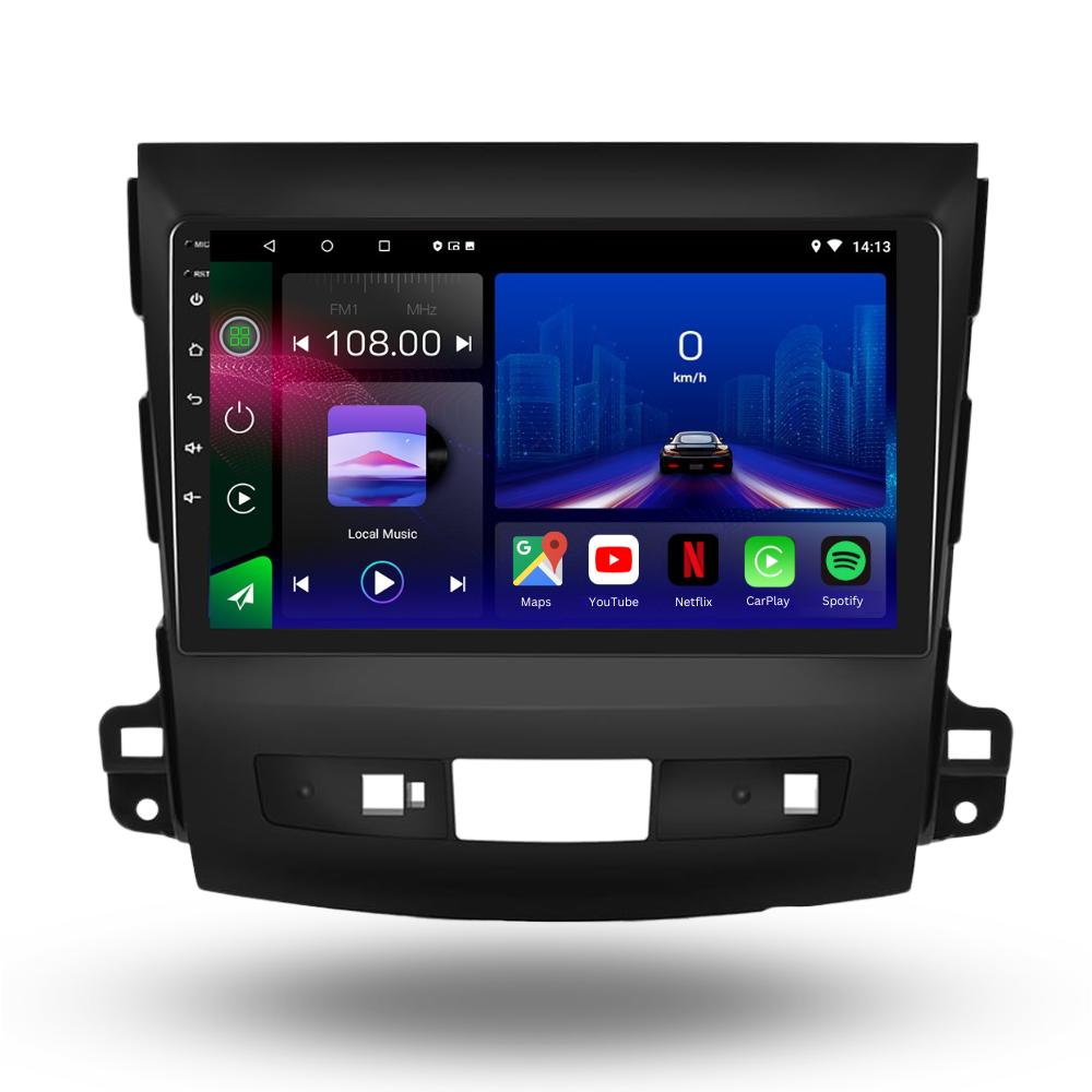 Citroen C Crosser | Peugeot 4007 | Mitsubishi Outlander | Android 13 Autoradio | Apple CarPlay | Android Auto - TechVoyage