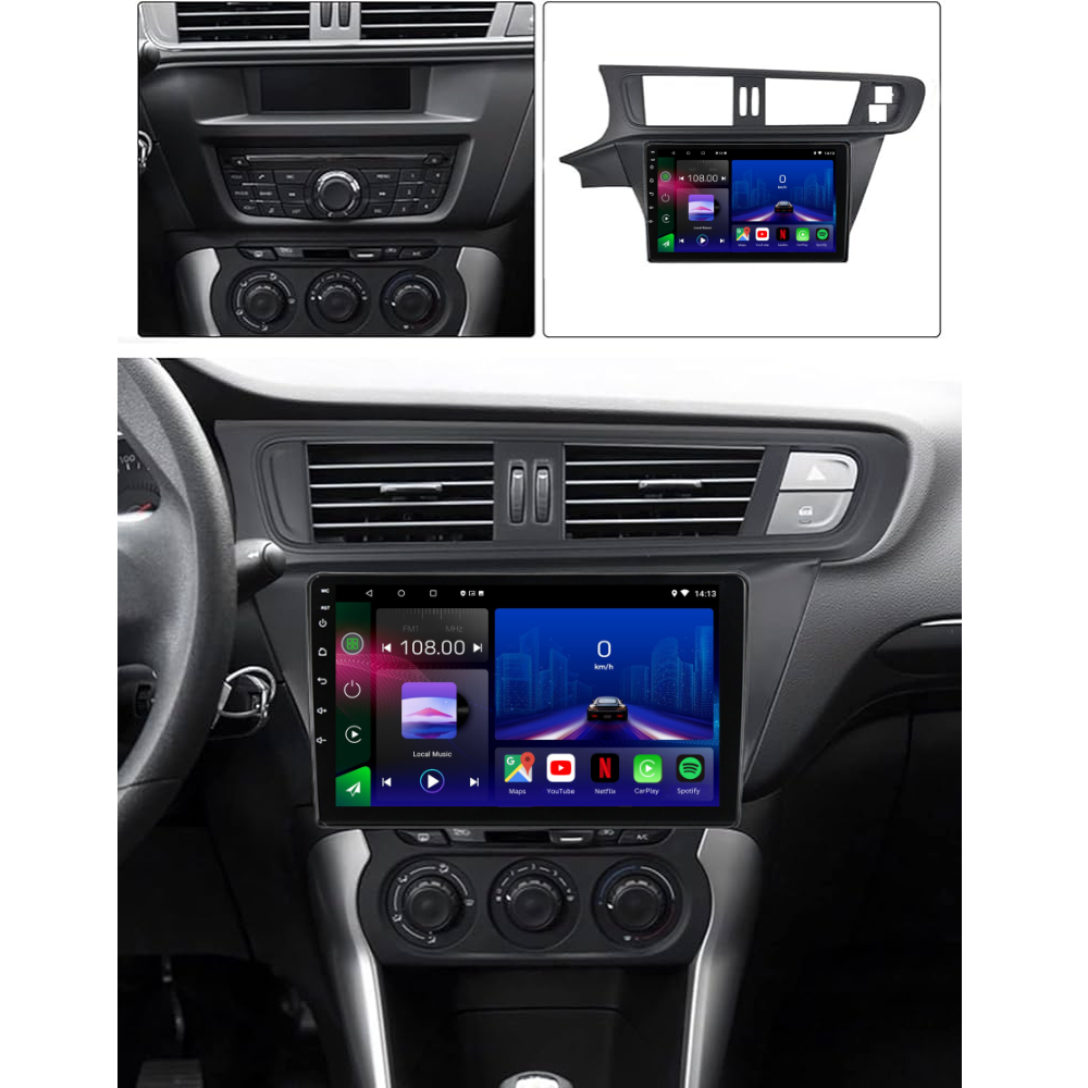 Citroen C3-XR | 2010-2015| Android 13 Autoradio | Apple CarPlay | Android Auto - TechVoyage