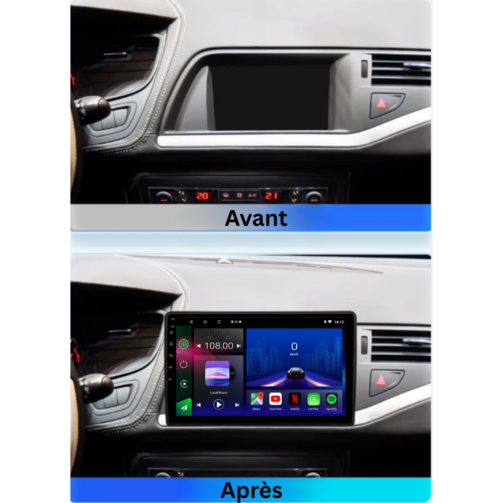 Citroen C5 | 2008-2016| Android 13 Autoradio | Apple CarPlay | Android Auto - TechVoyage