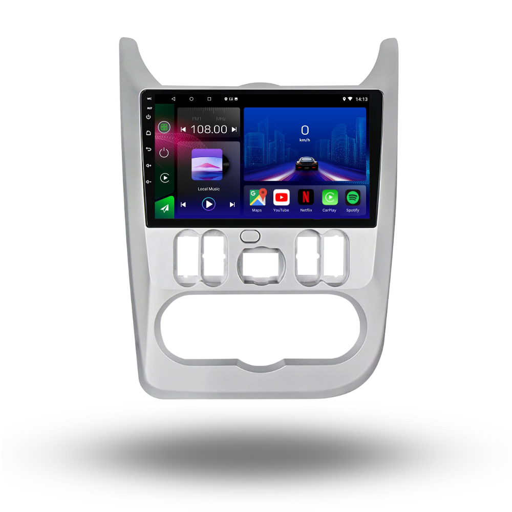 Dacia Logan Sandero | Dacia Duster 2009-2015 | Nissan NP 200 2010-2013 | Android 13 Autoradio | Apple CarPlay | Android Auto - TechVoyage