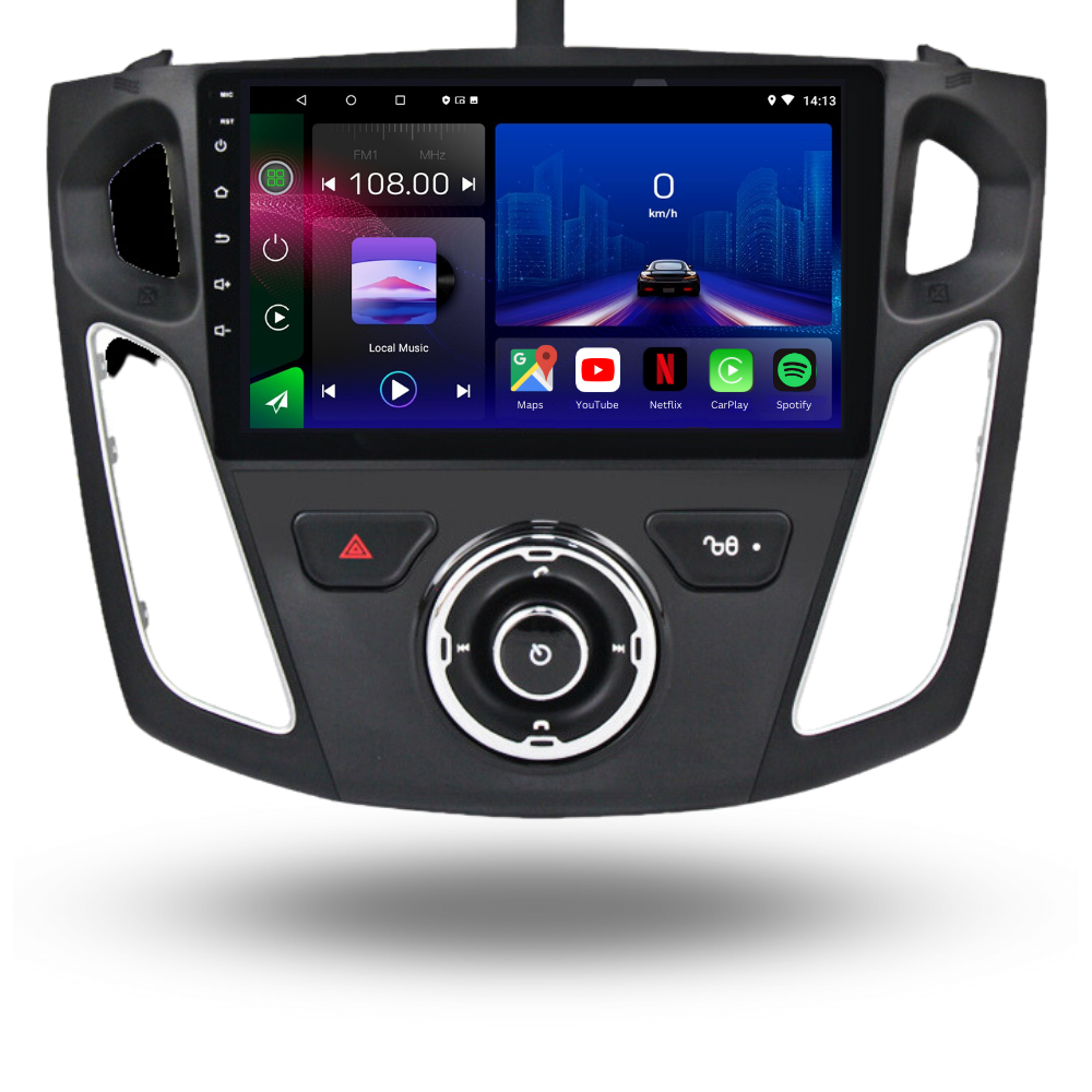 Ford Focus | MK3 2011-2018 | Android 13 Autoradio | Apple CarPlay | Android Auto - TechVoyage