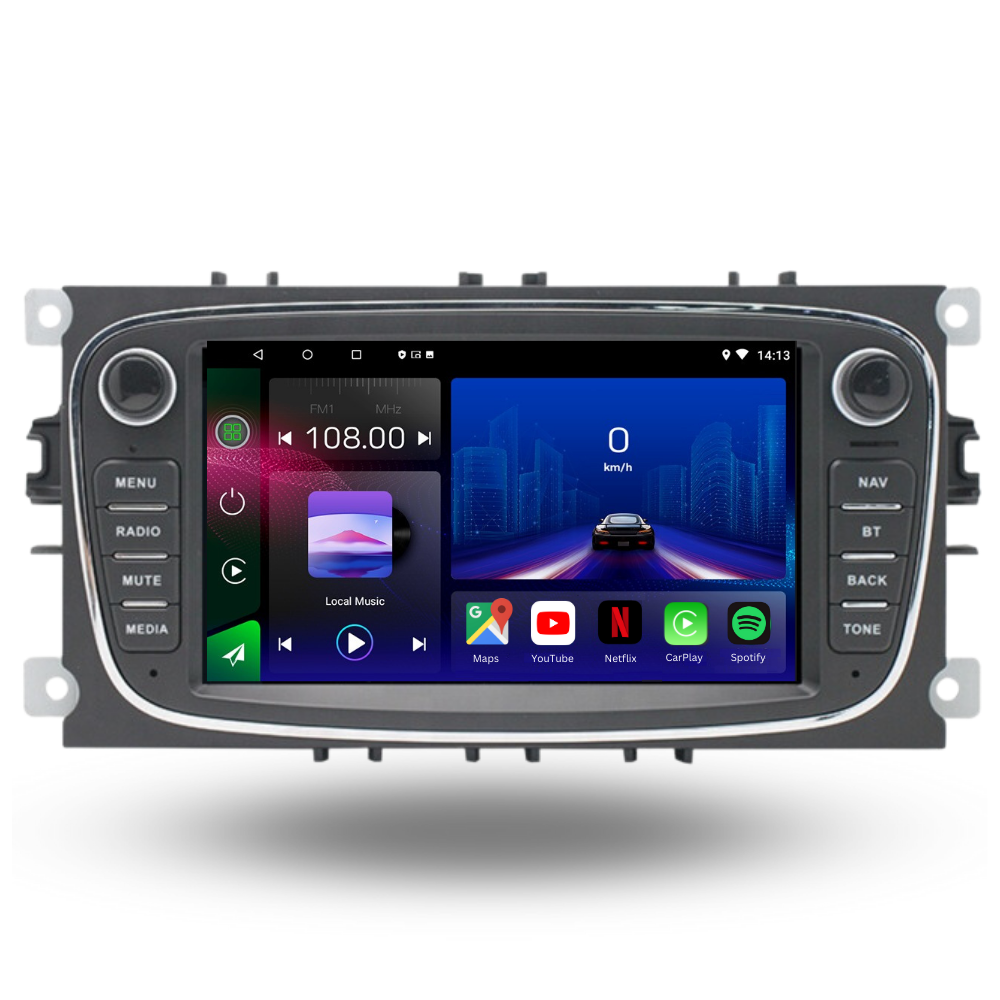 Ford Mondeo | Galaxy | S-Max | Focus | Android 13 Autoradio | Apple CarPlay | Android Auto - TechVoyage