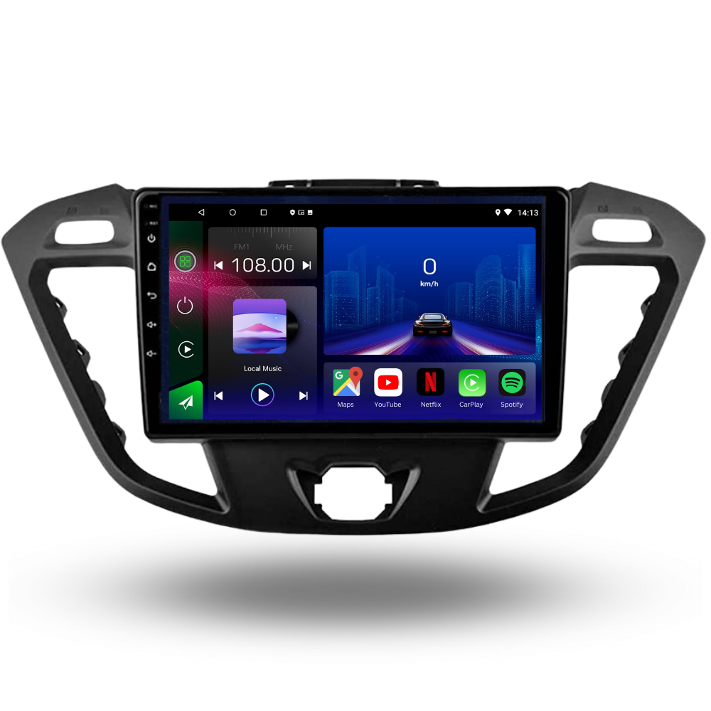 Ford Transit Custom | MK8 | 2013-2018 | Android 13 Autoradio | Apple CarPlay | Android Auto - TechVoyage