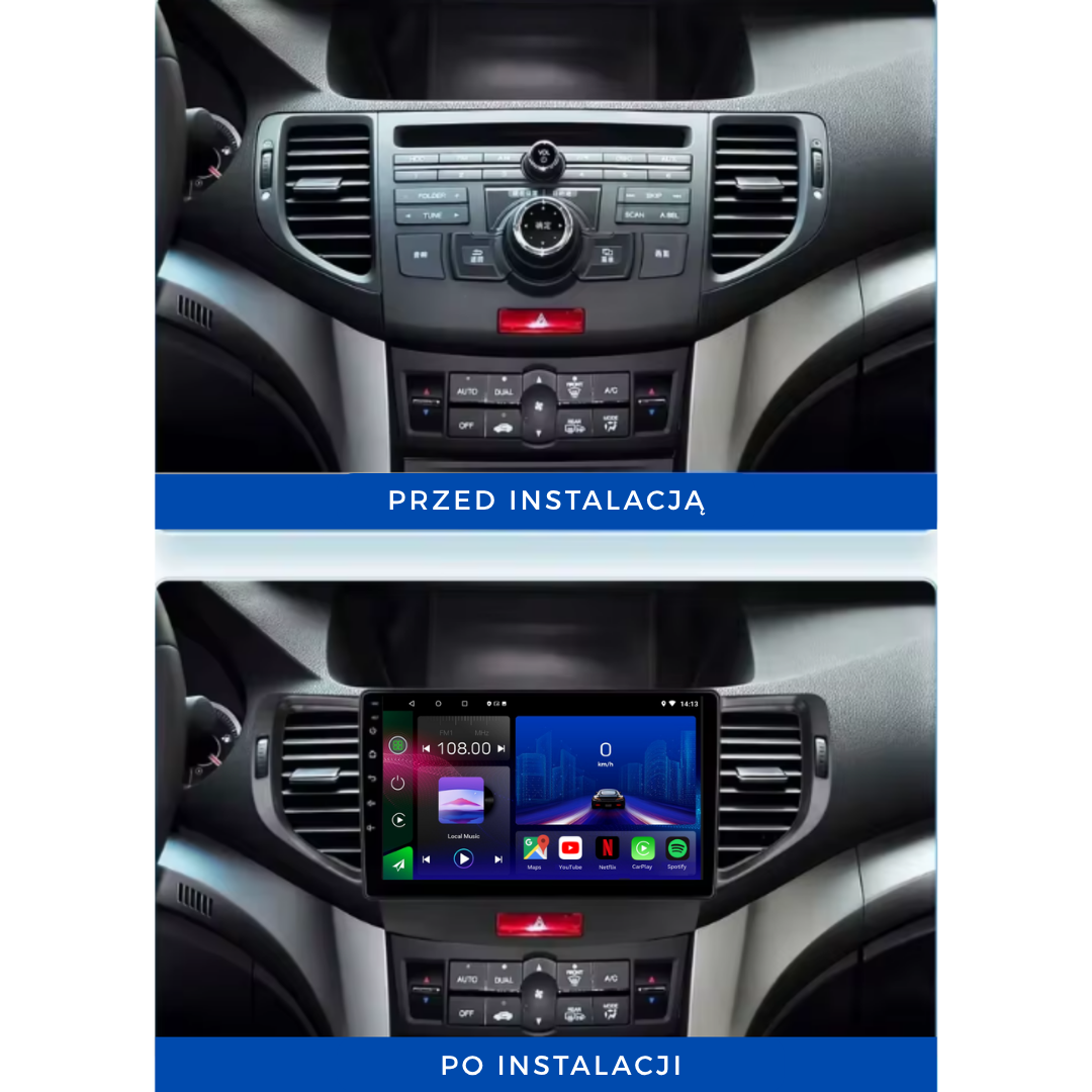 Honda Accord | 2008-2012 | Android 14 Autoradio | Apple CarPlay | Android Auto