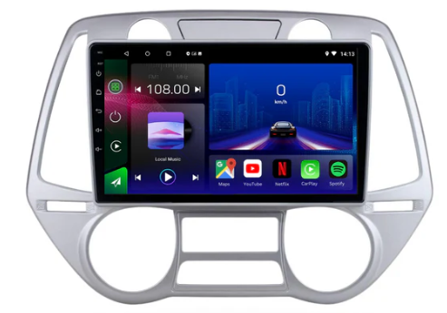 Hyundai i20 | 2008-2012 | Android 13 Autoradio | Apple CarPlay | Android Auto - TechVoyage