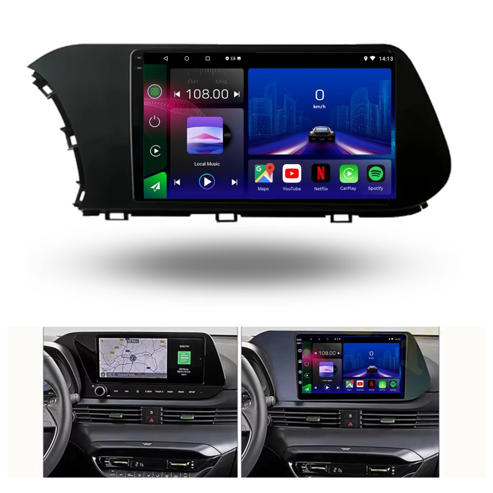 Hyundai i20 | 2020-2024 | Android 13 Autoradio | Apple CarPlay | Android Auto - TechVoyage