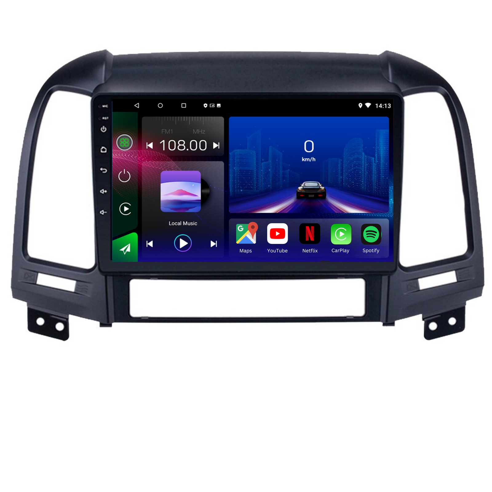 Hyundai Santa Fe 2 | 2007-2012 | Android 13 Autoradio | Apple CarPlay | Android Auto - AutoMedia.at