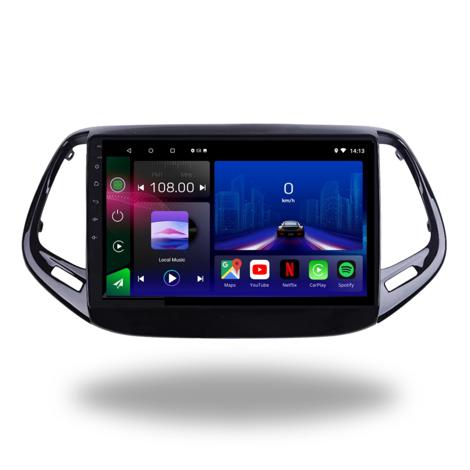 Jeep Compass | 2017-2020 | Android 13 Autoradio | Apple CarPlay | Android Auto - AutoMedia.at