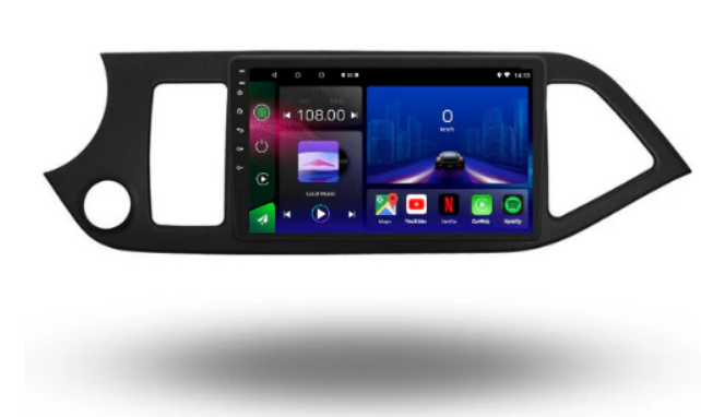 Kia Picanto | 2011-2016 | Android 13 Autoradio | Apple CarPlay | Android Auto - TechVoyage