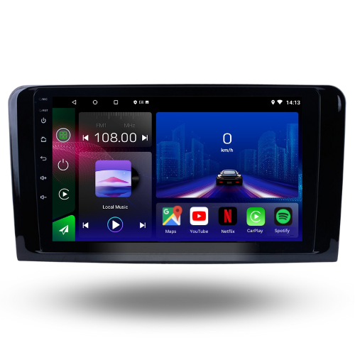 Mercedes | ML GL 2005-2011 | Android 13 Autoradio | Apple CarPlay | Android Auto - TechVoyage