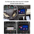 Mercedes | SLK | R171 | 2004-2011 | Android 13 Autoradio | Apple CarPlay | Android Auto - TechVoyage