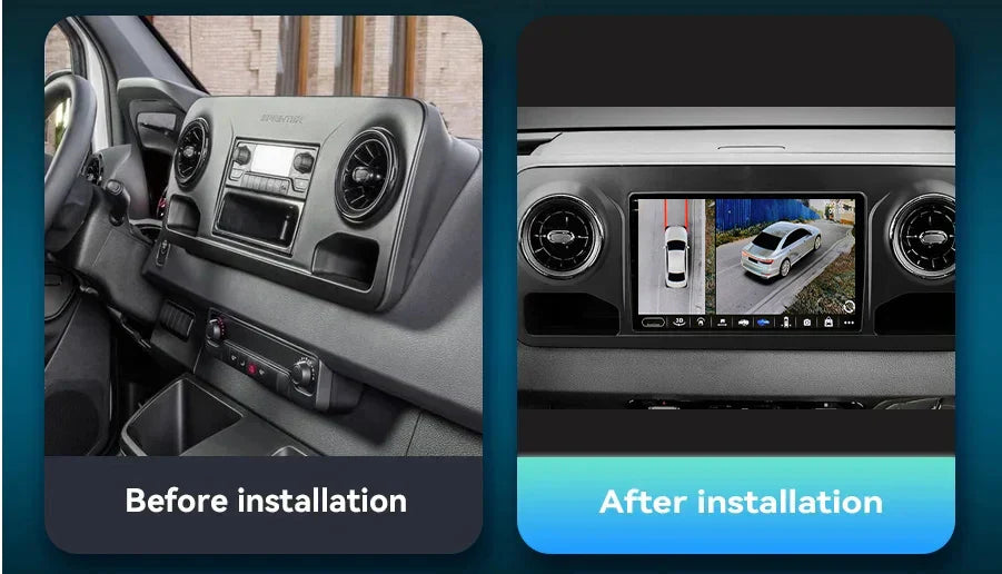 Mercedes Sprinter | 2018-2024 | Android 13 Autoradio | Apple CarPlay | Android Auto - TechVoyage