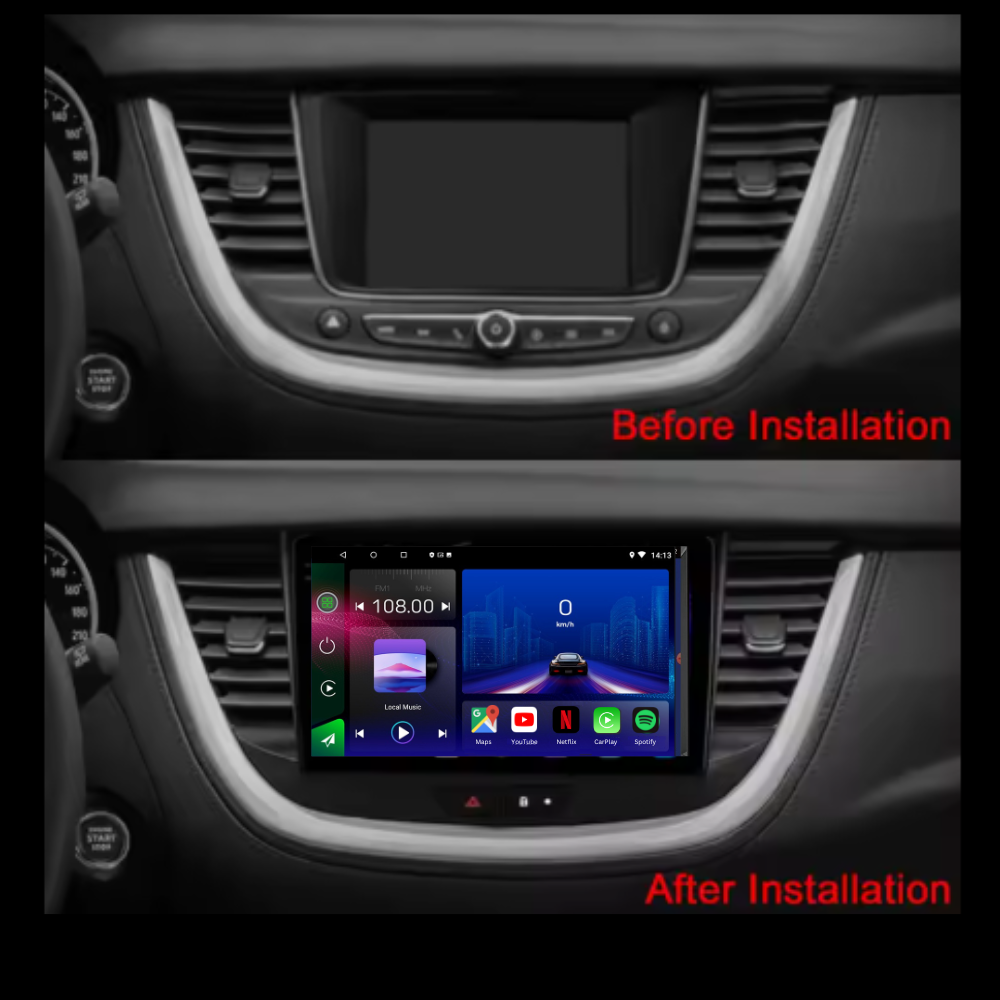 Opel Grandland X Crossland X | 2016-2020 | Android 13 Autoradio | Apple CarPlay | Android Auto - TechVoyage