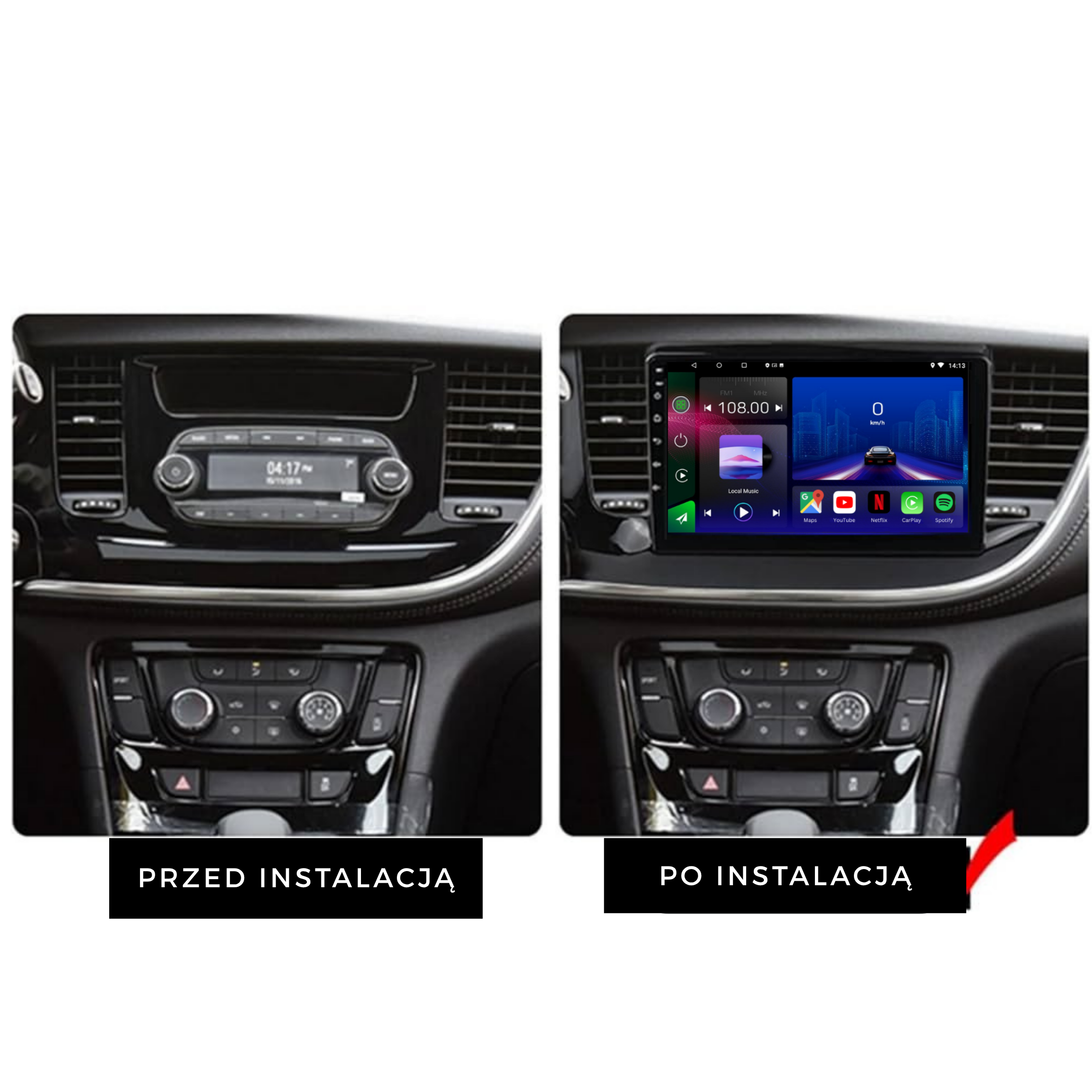 Opel Mokka | 2016-2019 | Android 14 Autoradio | Apple CarPlay | Android Auto