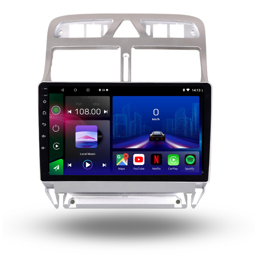 Peugeot 307 | 307 CC | 2001-2013 | Android 13 Autoradio | Apple CarPlay | Android Auto - TechVoyage
