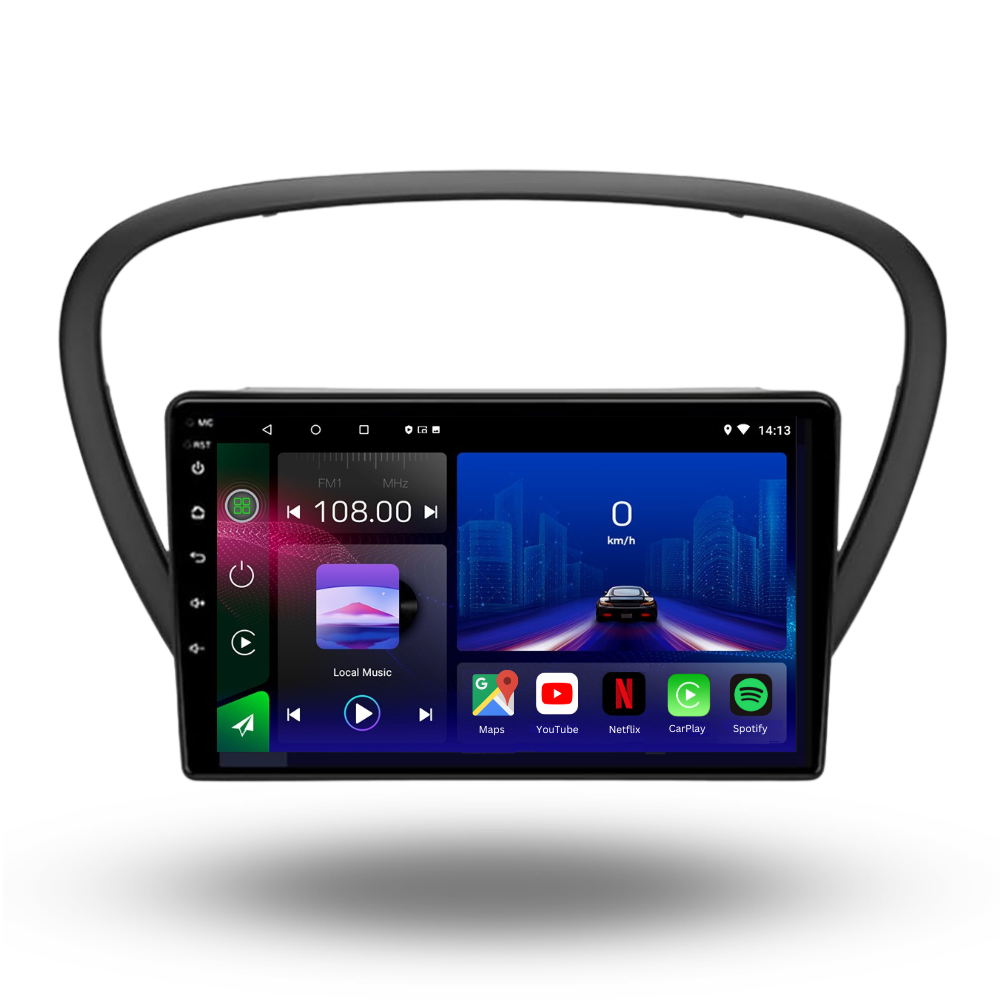 Peugeot 607 | 2004-2010 | Android 13 Autoradio | Apple CarPlay | Android Auto - TechVoyage