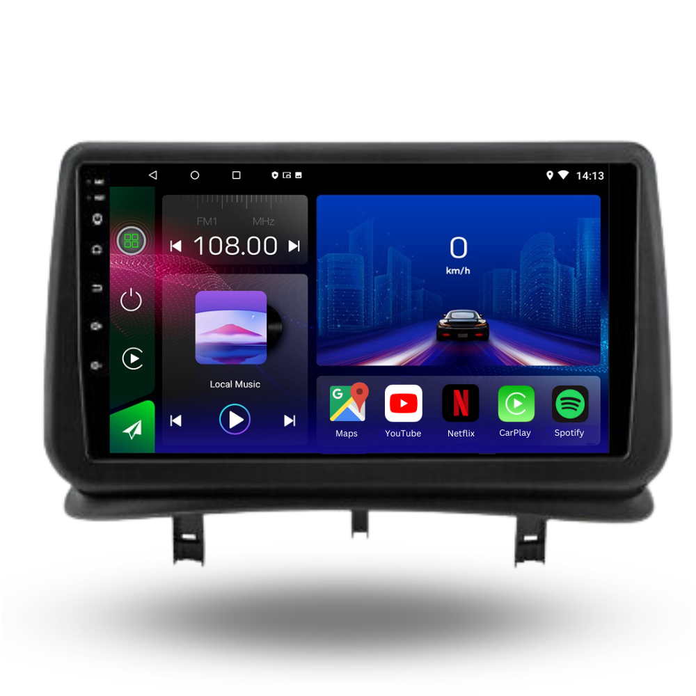 Renault Clio 3 | 2005-2014 | Android 13 Autoradio | Apple CarPlay | Android Auto - TechVoyage