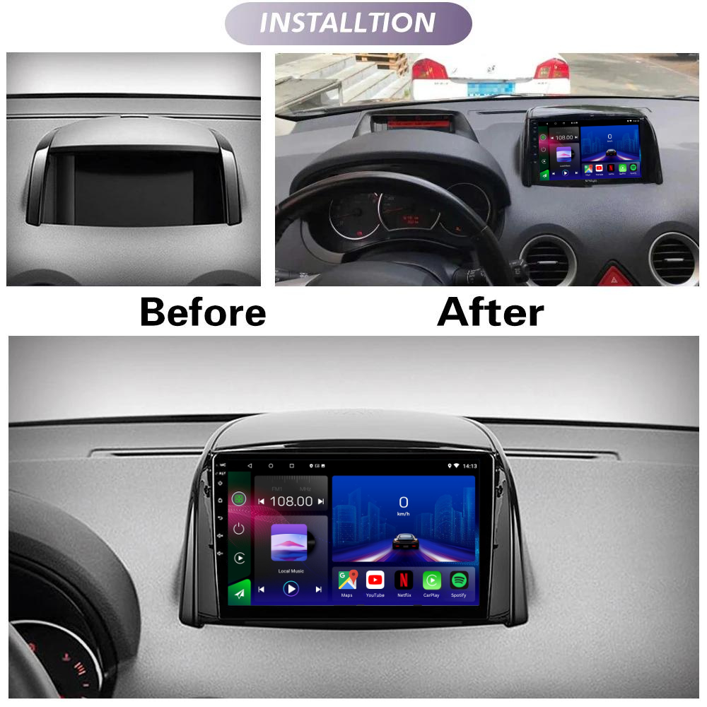 Renault Koleos | 2007-2016 | Android 13 Autoradio | Apple CarPlay | Android Auto - TechVoyage