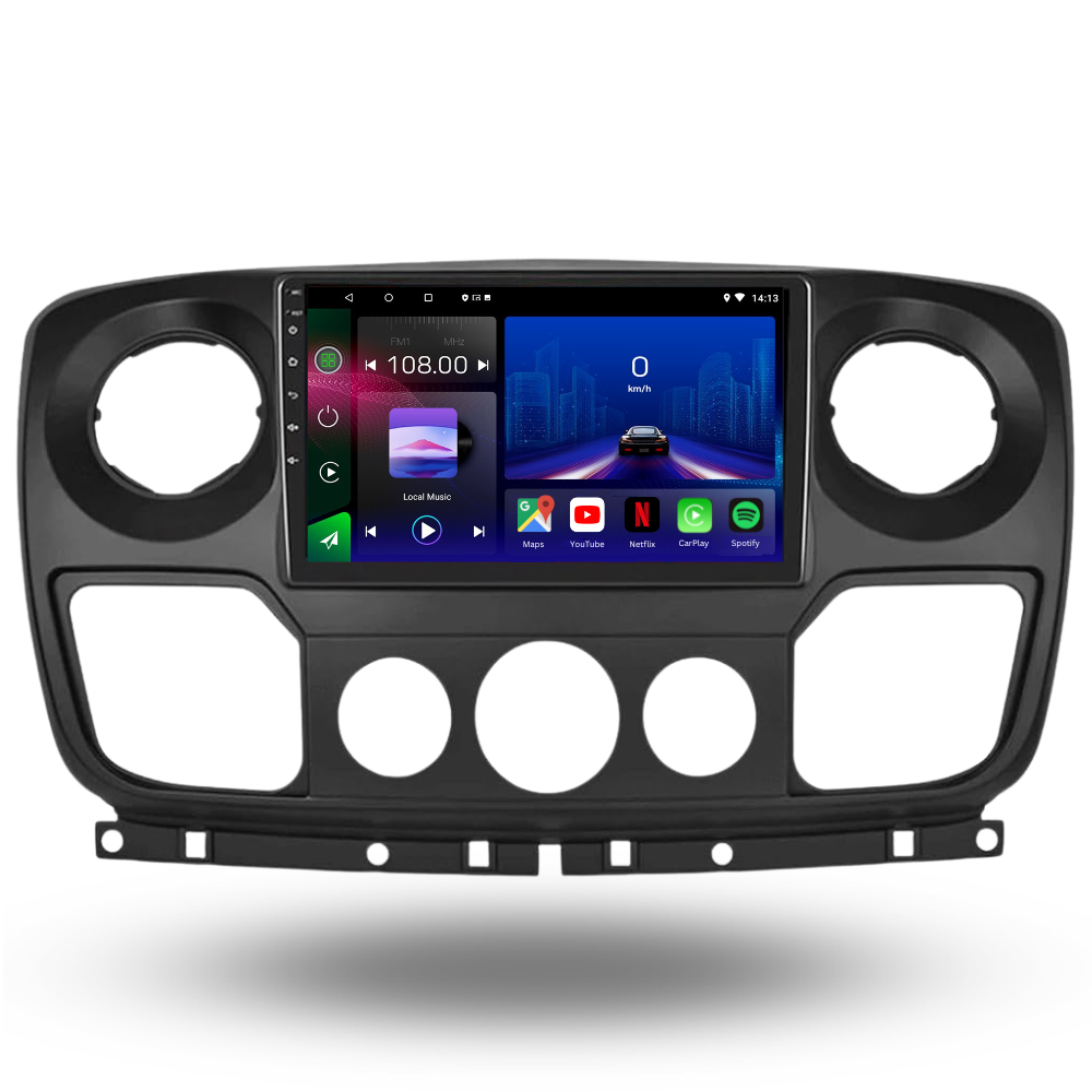 Renault Master | Opel Movano | Nissan NV400 2010-2023 | Android 13 Autoradio | Apple CarPlay | Android Auto - TechVoyage