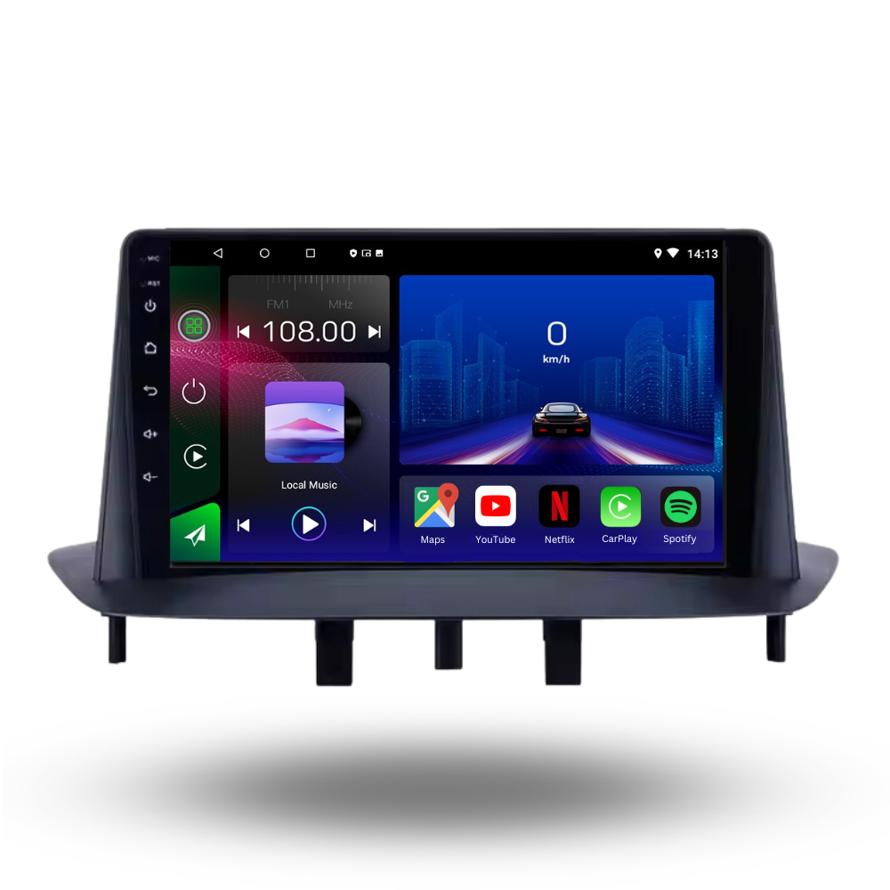 Renault Megane 3 | Renault Fluence 2009-2014| Android 13 Autoradio | Apple CarPlay | Android Auto - TechVoyage