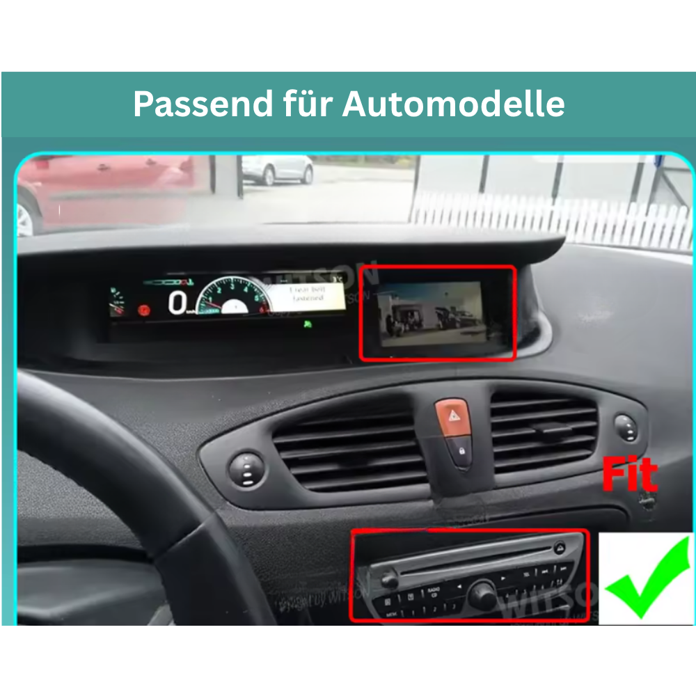 Renault Scenic 3 | 2009 -2016 | Android 13 Autoradio | Apple CarPlay | Android Auto - AutoMedia.at