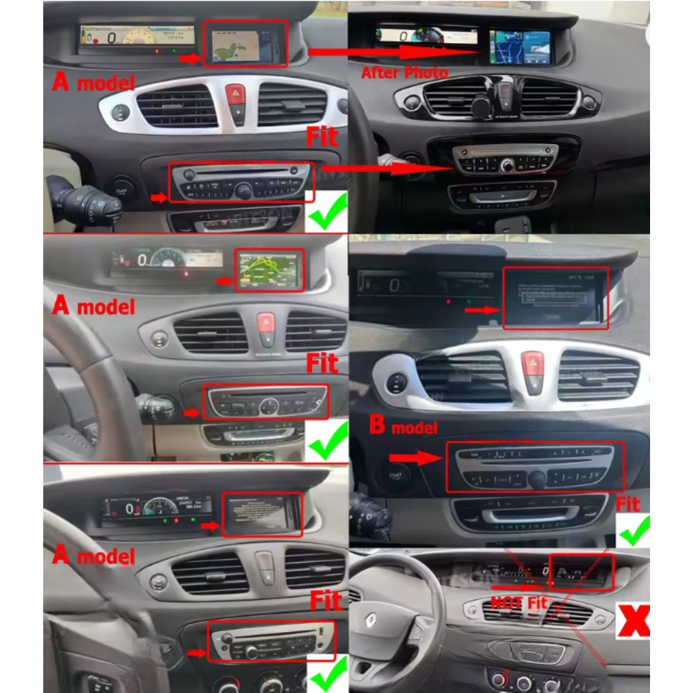 Renault Scenic 3 | 2009 -2016 | Android 13 Autoradio | Apple CarPlay | Android Auto - AutoMedia.at