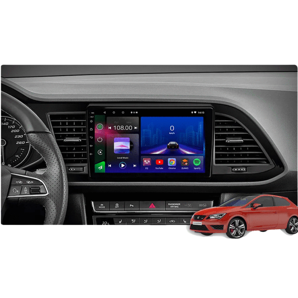 Seat Leon | 2013-2020 | Android 13 Autoradio | Apple CarPlay | Android Auto - TechVoyage