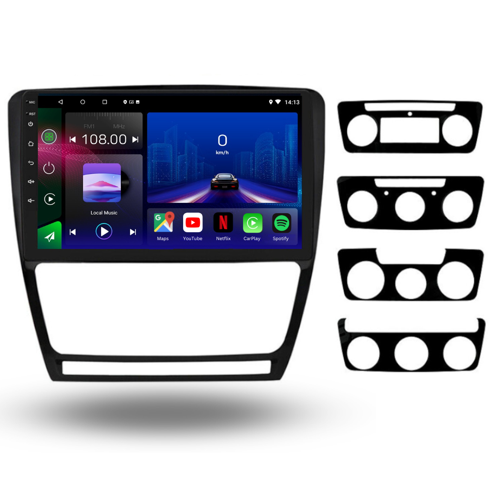 Skoda | Octavia MK2 | 2004-2013 | Android 13 Autoradio | Apple CarPlay | Android Auto - TechVoyage