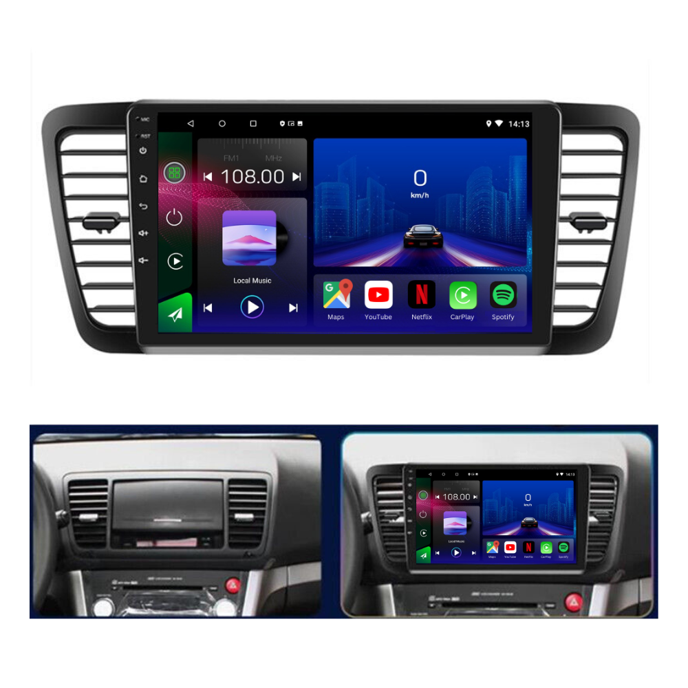 Subaru Outback Legacy Liberty | 2004-2009 | Android 13 Autoradio | Apple CarPlay | Android Auto - TechVoyage