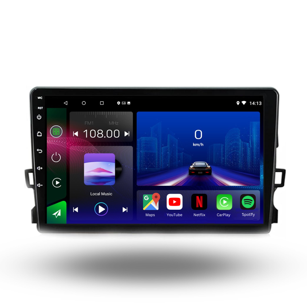 Toyota | Auris | 2006-2012 | Android 13 Autoradio | Apple CarPlay | Android Auto - TechVoyage