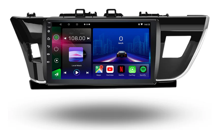 Toyota | Corolla 13-16 | Auris 12-16 | Android 13 Autoradio | Apple CarPlay | Android Auto - TechVoyage