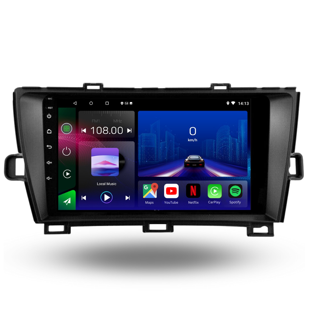 Toyota Prius | 2009-2015 | Android 13 Autoradio | Apple CarPlay | Android Auto - TechVoyage