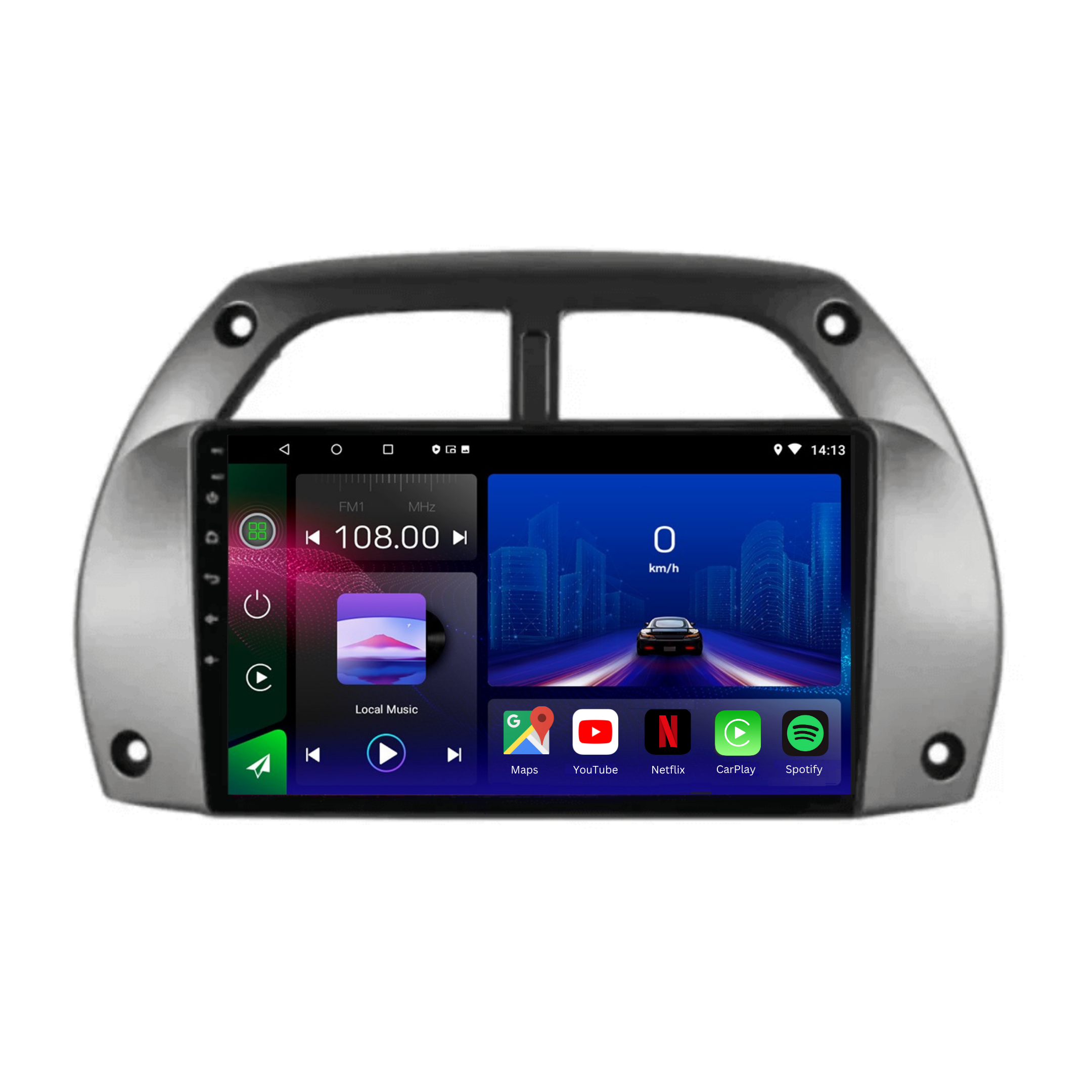 Toyota RAV4 | 2001-2006 | Android 13 Autoradio | Apple CarPlay | Android Auto - AutoMedia.at