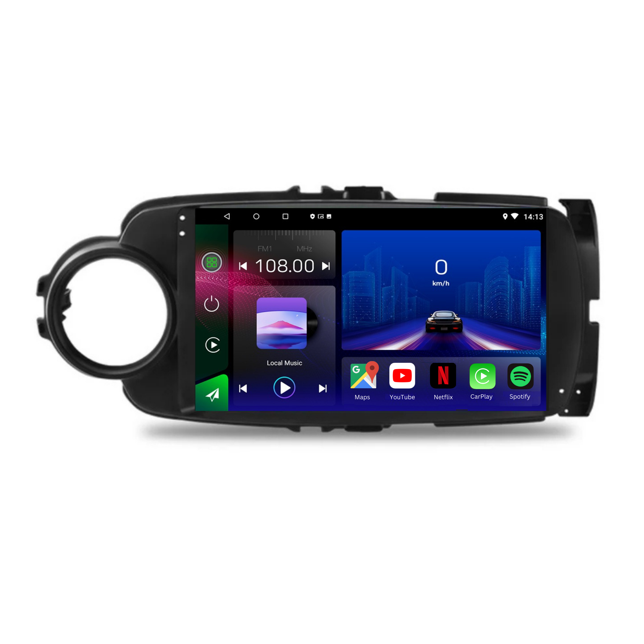 Toyota Yaris | 2012-2017  | Android 13 Autoradio | Apple CarPlay | Android Auto - TechVoyage