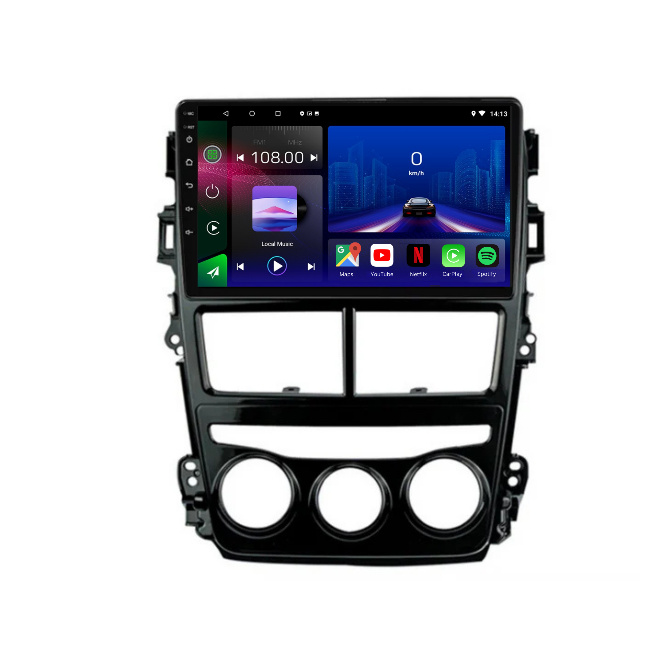 Toyota Yaris | 2018-2020  | Android 13 Autoradio | Apple CarPlay | Android Auto - TechVoyage