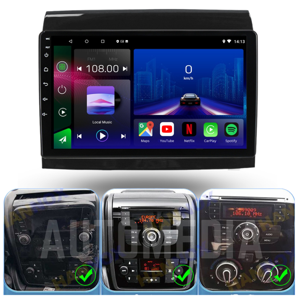 FIAT Ducato | Peugeot Boxer | Citroen Relay Jumper | 2006-2022 | Android 13 Autoradio | Apple CarPlay | Android Auto - AutoMedia.at