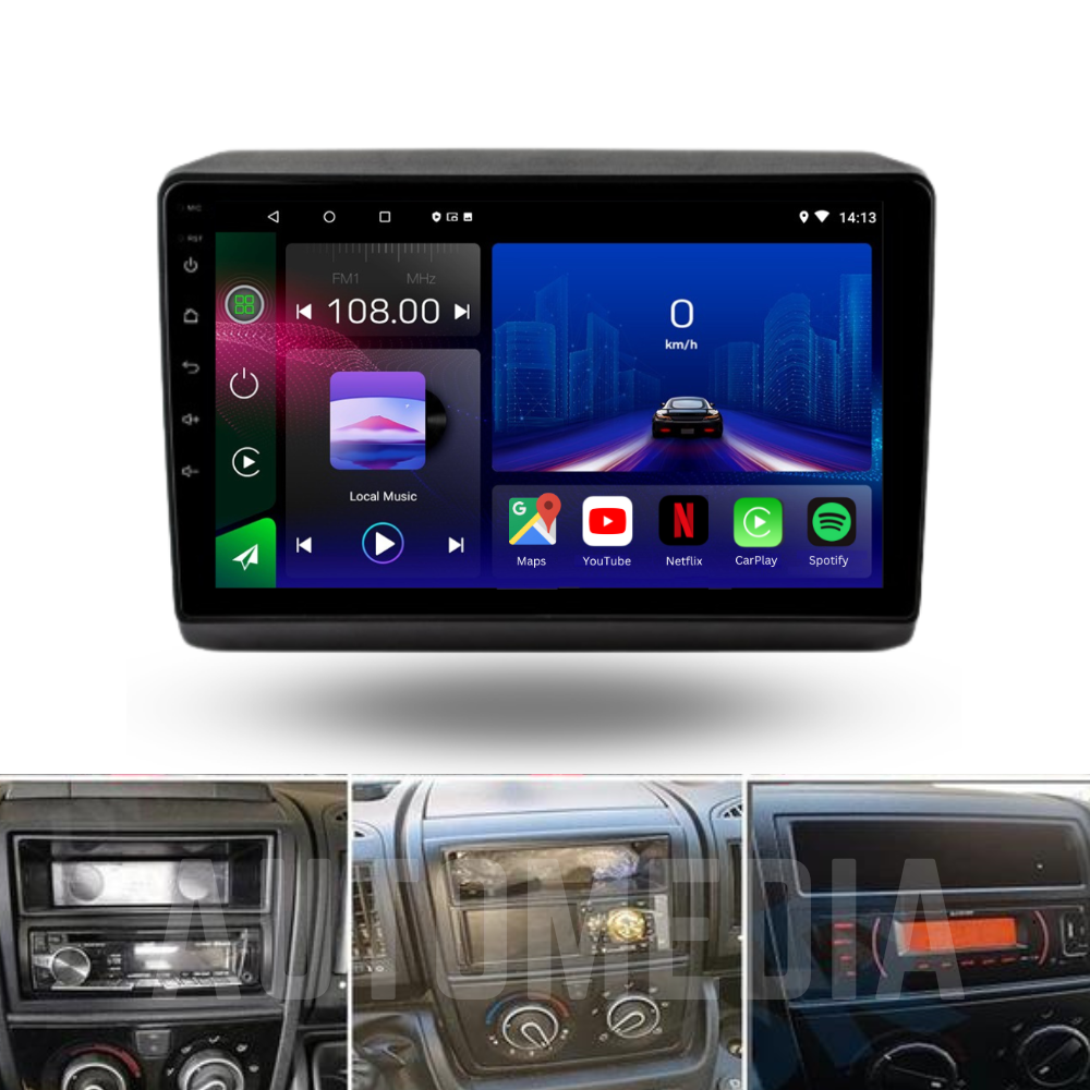 FIAT Ducato | Peugeot Boxer | Citroen Relay Jumper | 2006-2022 | Android 13 Autoradio | Apple CarPlay | Android Auto - AutoMedia.at