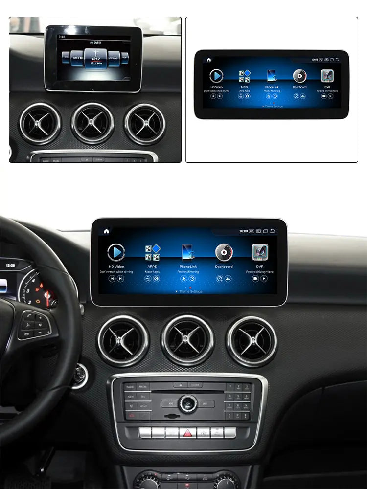 Mercedes A Class GLA CLA 2011-2019 W176 X156 C117 R231 Android 13 Autoradio CarPlay & Android Auto - TechVoyage