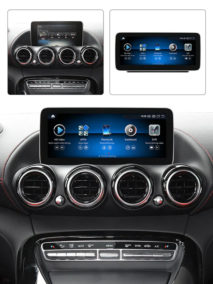 Mercedes AMG GT 2015-2018 Android 13 Autoradio CarPlay & Android Auto - TechVoyage