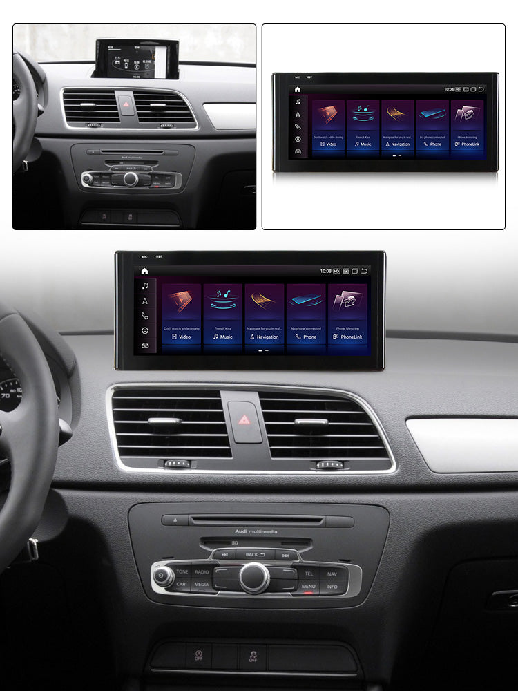 Audi Q3 RSQ3 2013-2019 Android 13 Autoradio CarPlay & Android Auto - TechVoyage