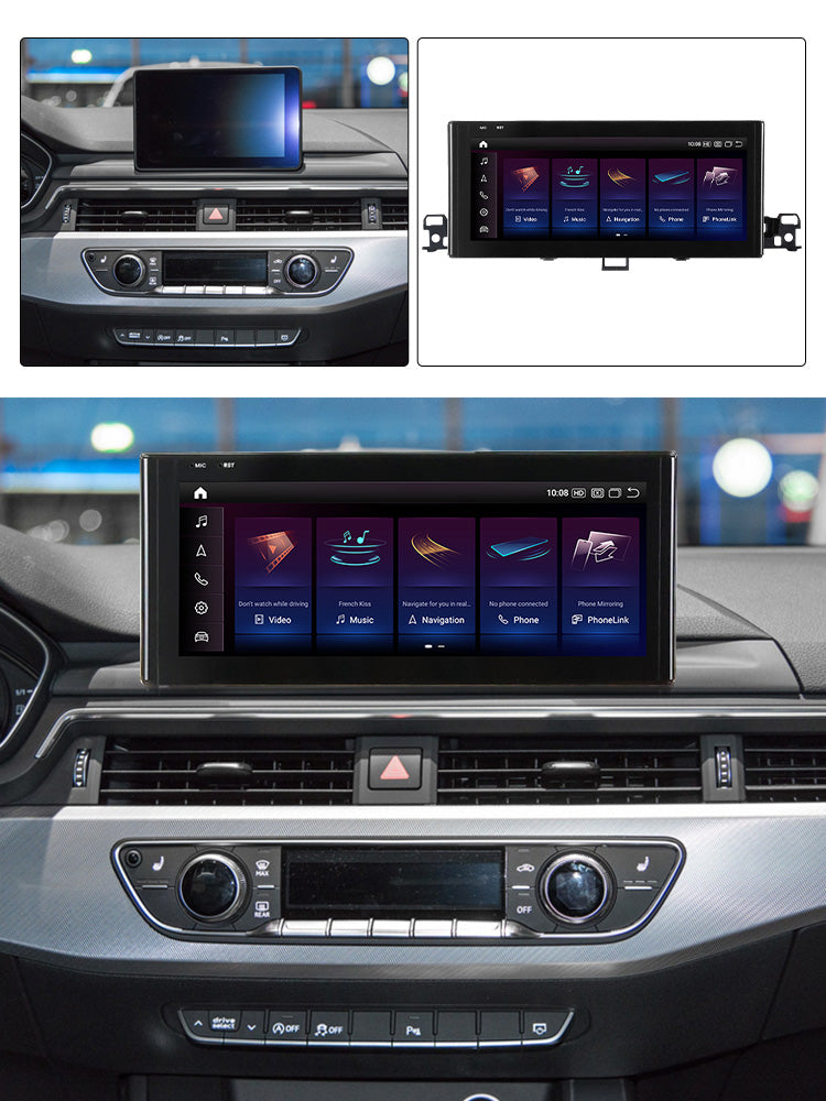 Audi A4 A5 B9 S RS 2015-2023 Android 13 Autoradio CarPlay & Android Auto - TechVoyage