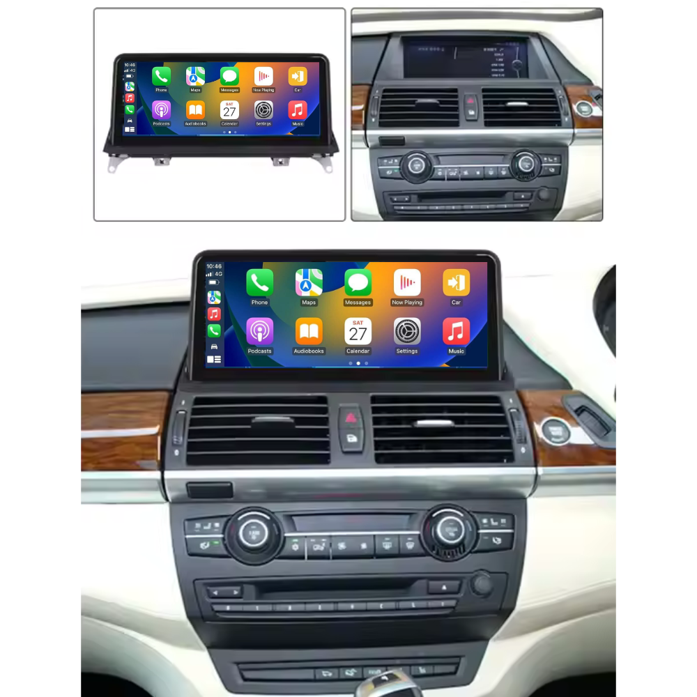 BMW X5 X6 2006-2014 E70 E71 Android 13 Autoradio CarPlay & Android Auto - TechVoyage