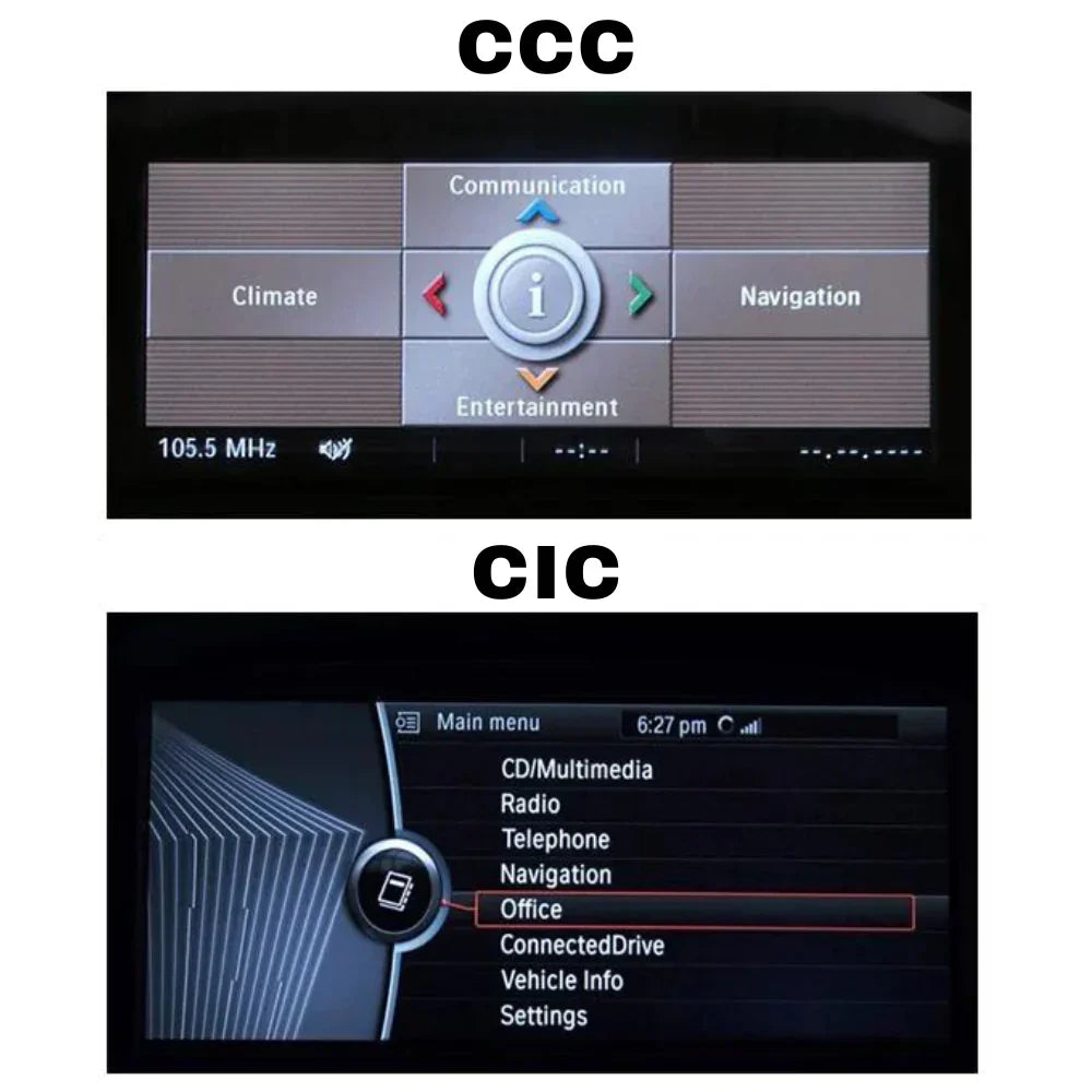 BMW 3 5 6 Series E90 E91 E92 E93 E60 E61 E62 E63 E64 Android 13 Autoradio CarPlay & Android Auto CCC CIC - TechVoyage